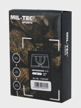MIL-TEC Bokserki Męskie Termoaktywne Oliwkowe XXL