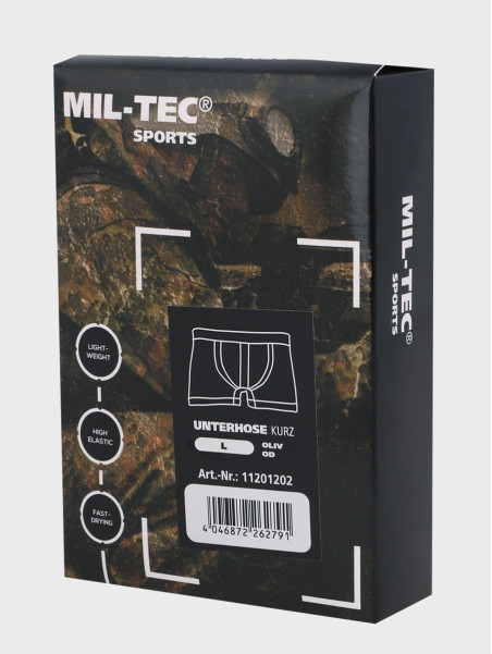 MIL-TEC Bokserki Męskie Termoaktywne Oliwkowe XXL