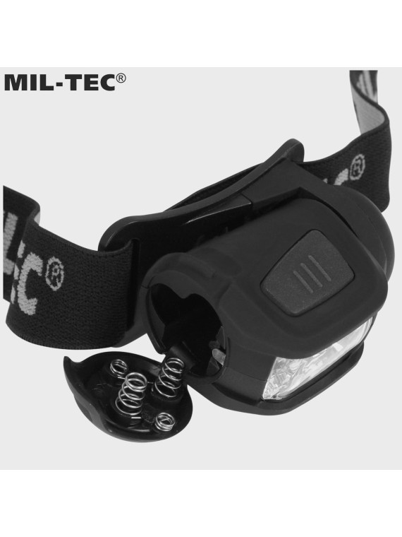 MIL-TEC LATARKA CZOŁOWA 4 KOLORY LED LUXEON 90LM
