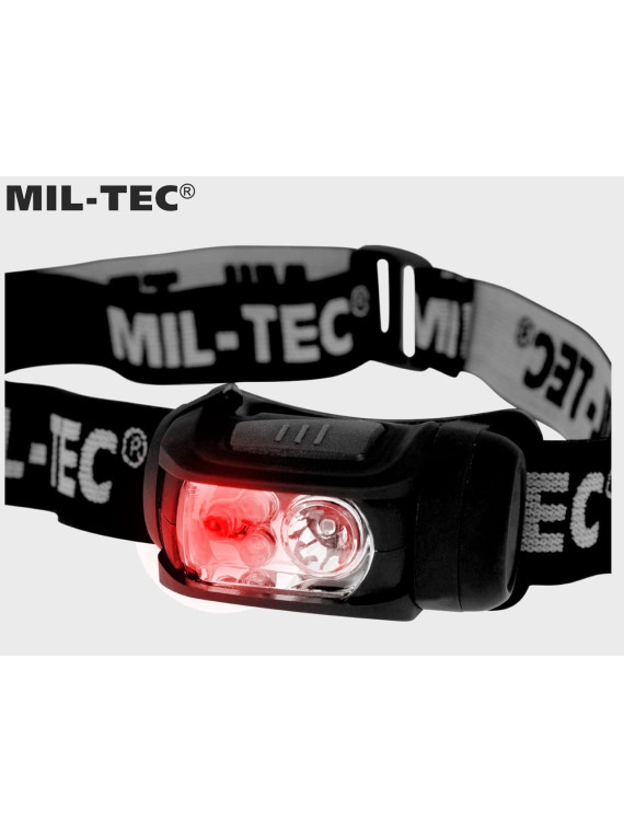 MIL-TEC LATARKA CZOŁOWA 4 KOLORY LED LUXEON 90LM