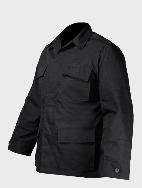 MIL-TEC BLUZA WOJSKOWA BDU US ARMY RIP-STOP CZARNA XXL
