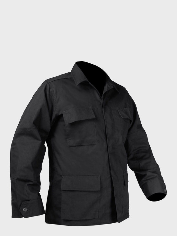 MIL-TEC BLUZA WOJSKOWA BDU US ARMY RIP-STOP CZARNA XXL