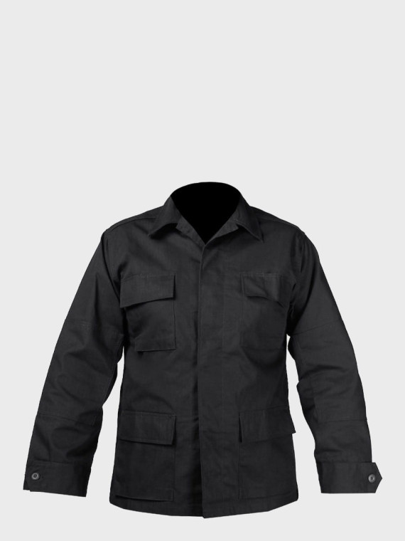 MIL-TEC BLUZA WOJSKOWA BDU US ARMY RIP-STOP CZARNA XXL