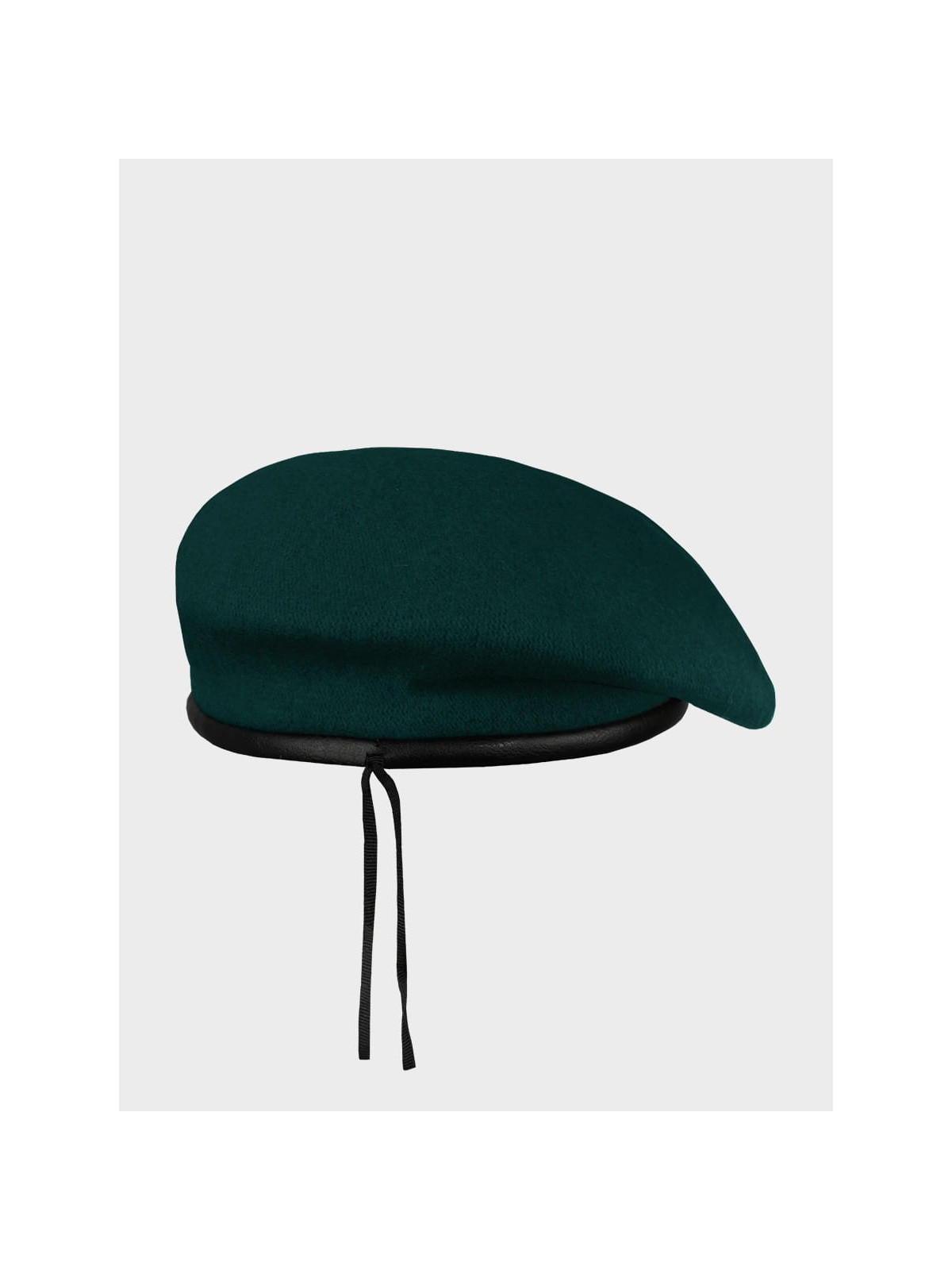 BB-TEX BERET WOJSKOWY WEŁNIANY TŁOCZONY Z ORŁEM ZIELONY 61