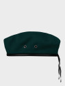 BB-TEX BERET WOJSKOWY WEŁNIANY TŁOCZONY Z ORŁEM ZIELONY 61
