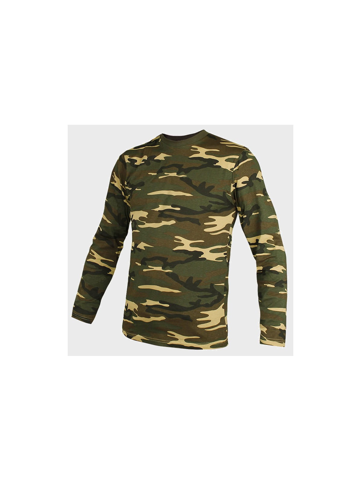 MIL-TEC KOSZULKA Z DŁUGIM RĘKAWEM LONGSLEEVE WOODLAND 3XL