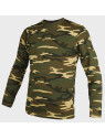 MIL-TEC KOSZULKA Z DŁUGIM RĘKAWEM LONGSLEEVE WOODLAND 3XL