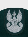 BB-TEX BERET WOJSKOWY WEŁNIANY TŁOCZONY Z ORŁEM ZIELONY 61