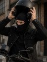 MIL-TEC KOMINIARKA BALACLAVA NOMEX 1 OTWÓR CZARNA