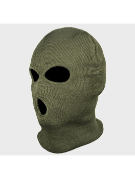MIL-TEC KOMINIARKA BALACLAVA AKRYL 3 OTWORY OLIWKOWY