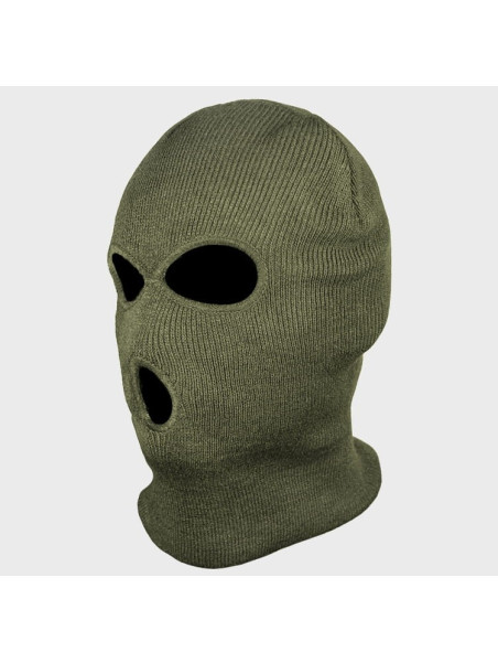 MIL-TEC KOMINIARKA BALACLAVA AKRYL 3 OTWORY OLIWKOWY