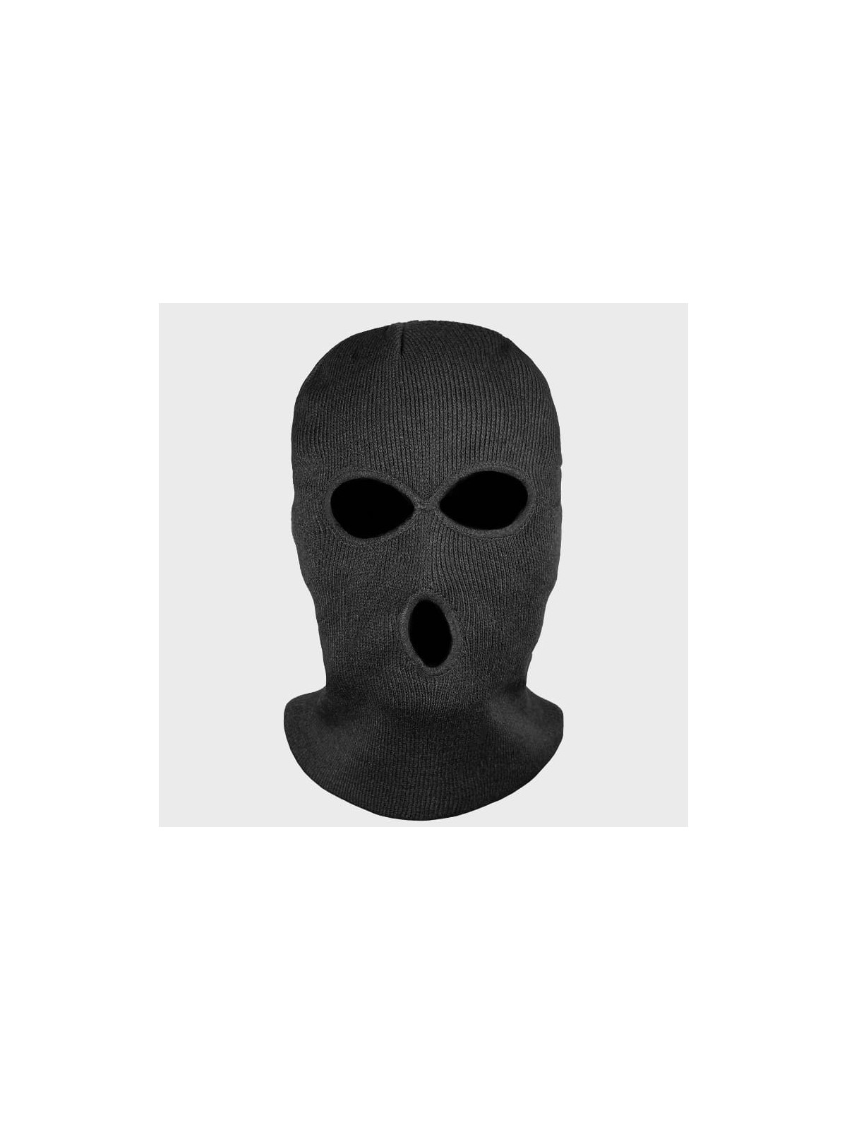 MIL-TEC KOMINIARKA BALACLAVA AKRYL 3 OTWORY CZARNA