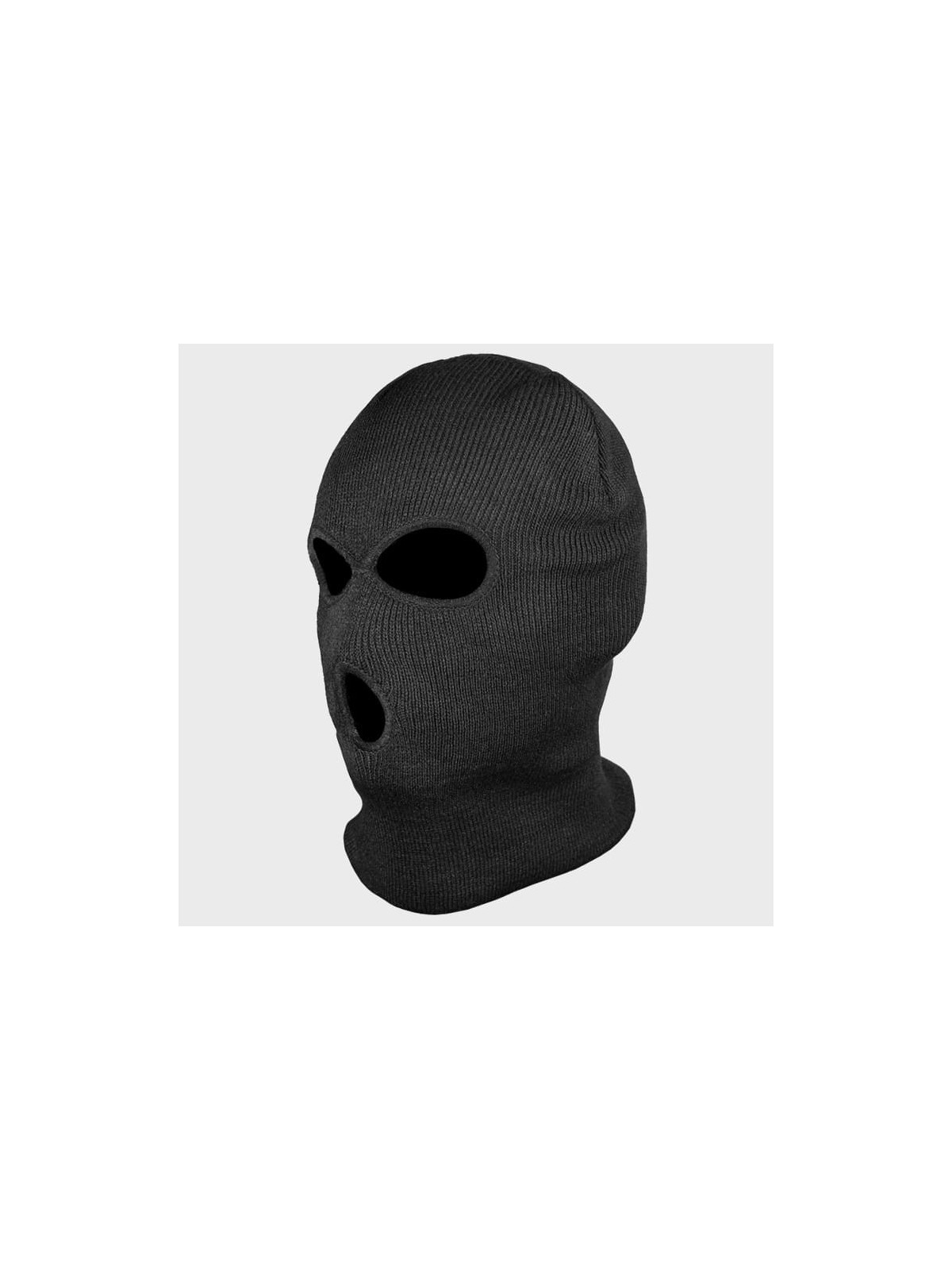 MIL-TEC KOMINIARKA BALACLAVA AKRYL 3 OTWORY CZARNA