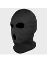 MIL-TEC KOMINIARKA BALACLAVA AKRYL 3 OTWORY CZARNA