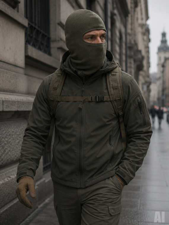 MIL-TEC KOMINIARKA ZIMOWA CIEPŁA POLAR OLIWKOWA