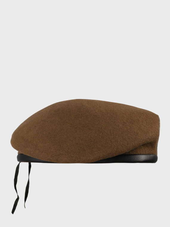 BB-TEX BERET WOT WOJSKOWY WEŁNIANY TŁOCZONY BRĄZOWY 64