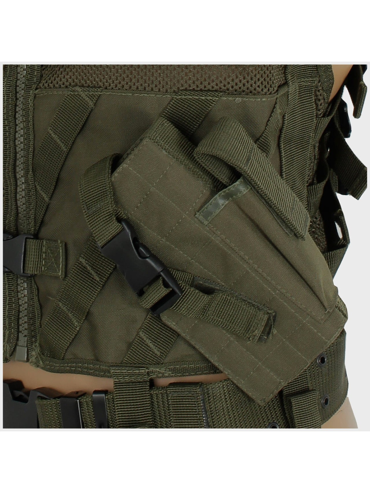 MIL-TEC KAMIZELKA TAKTYCZNA USMC PAS OLIWKOWA