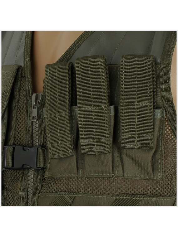 MIL-TEC KAMIZELKA TAKTYCZNA USMC PAS OLIWKOWA