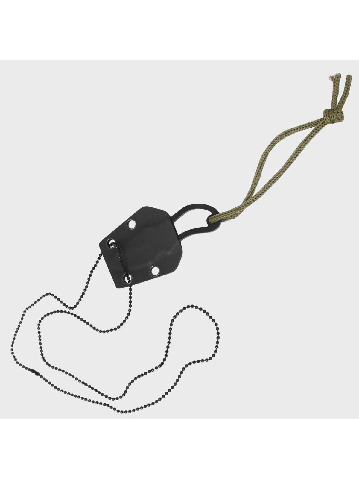 MIL-TEC NÓŻ SPECJALNY SMYCZ NECK M.KETTE 9 CM
