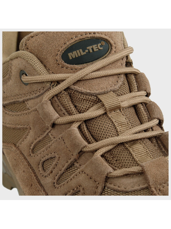 MIL-TEC BUTY MĘSKIE TREKKINGOWE SQUAD NISKIE TRAPERY GÓRSKIE COYOTE 46
