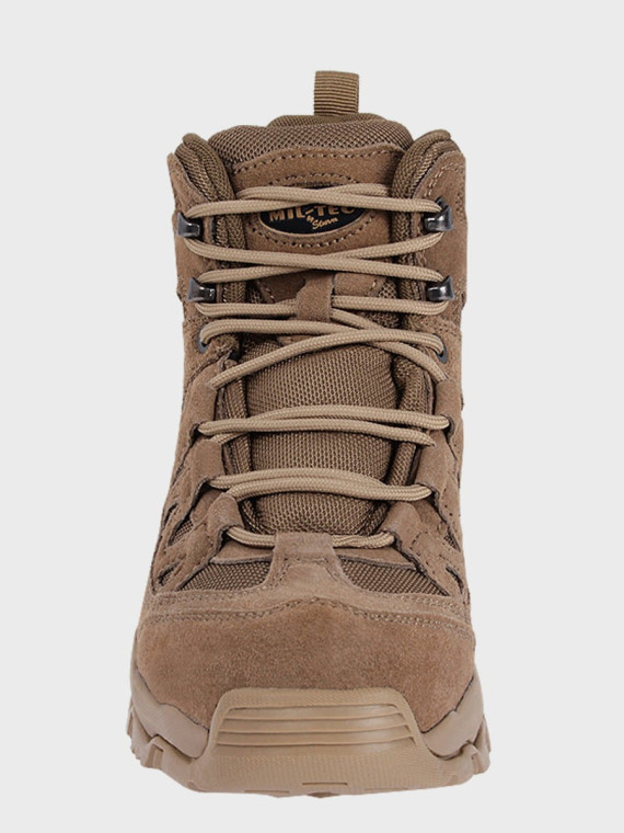 MIL-TEC BUTY MĘSKIE TREKKINGOWE SQUAD TRAPERY GÓRSKIE COYOTE 39
