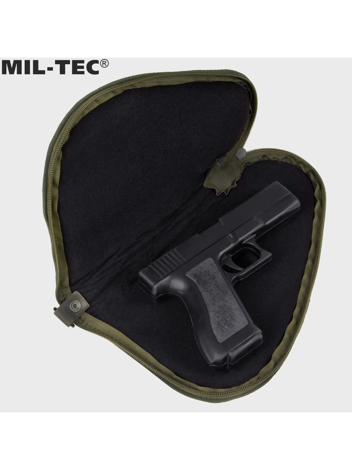 MIL-TEC POKROWIEC NA BROŃ KRÓTKĄ PISTOLET 30x18 CM OLIWKOWY