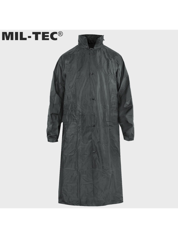 MIL-TEC PŁASZCZ PRZECIWDESZCZOWY SZTORMIAK CZARNY L