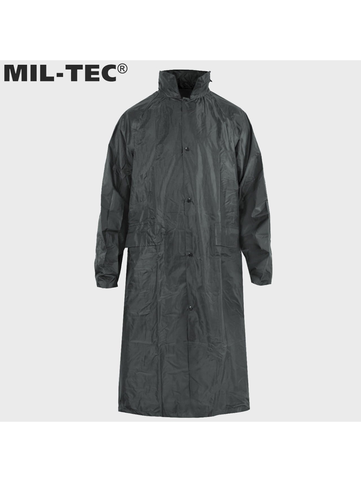 MIL-TEC PŁASZCZ PRZECIWDESZCZOWY SZTORMIAK CZARNY L