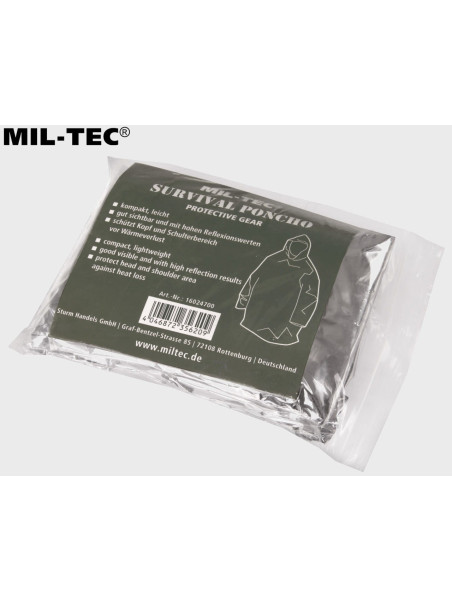 MIL-TEC FOLIA TERMICZNA PELERYNA KOC RATUNKOWY