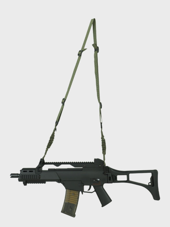 MIL-TEC PAS NOŚNY DO BRONI DWUPUNKTOWY BUNGEE OLIWKOWY