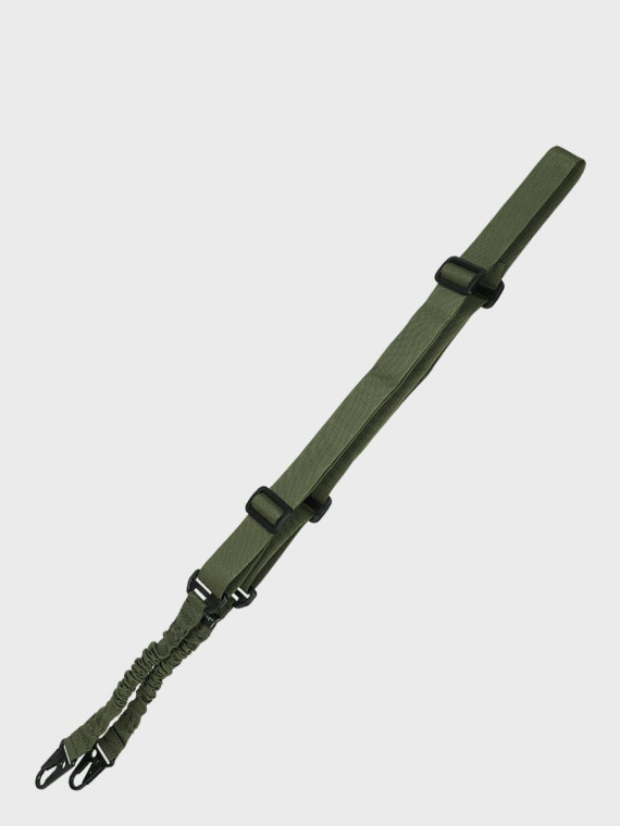 MIL-TEC PAS NOŚNY DO BRONI DWUPUNKTOWY BUNGEE OLIWKOWY