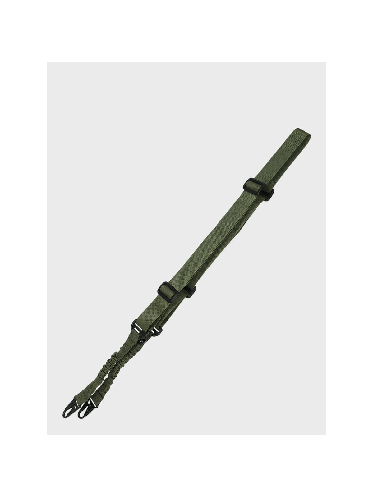 MIL-TEC PAS NOŚNY DO BRONI DWUPUNKTOWY BUNGEE OLIWKOWY