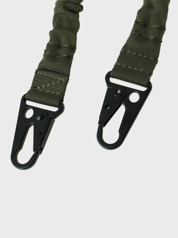 MIL-TEC PAS NOŚNY DO BRONI DWUPUNKTOWY BUNGEE OLIWKOWY