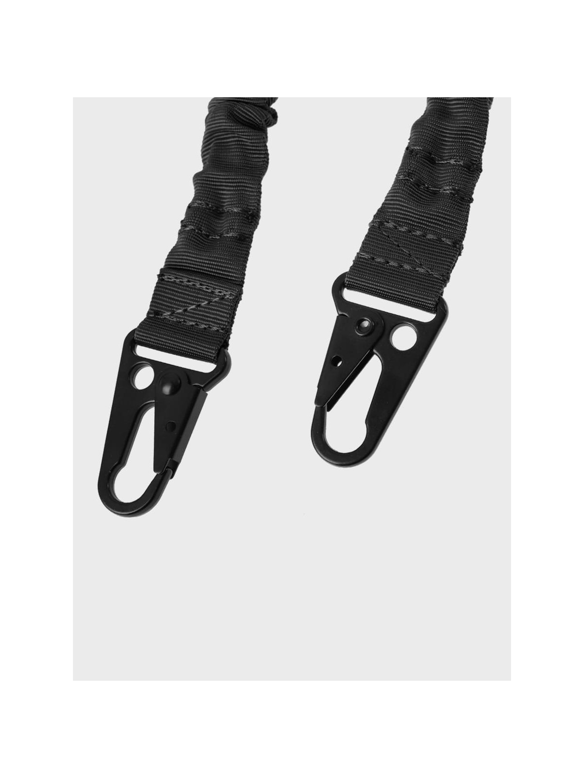 MIL-TEC PAS NOŚNY DO BRONI DWUPUNKTOWY BUNGEE CZARNY