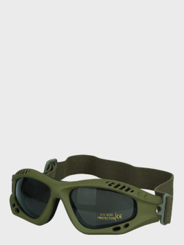 MIL-TEC OKULARY TAKTYCZNE COMMANDO SMOKE UV 400 OLIWKOWE