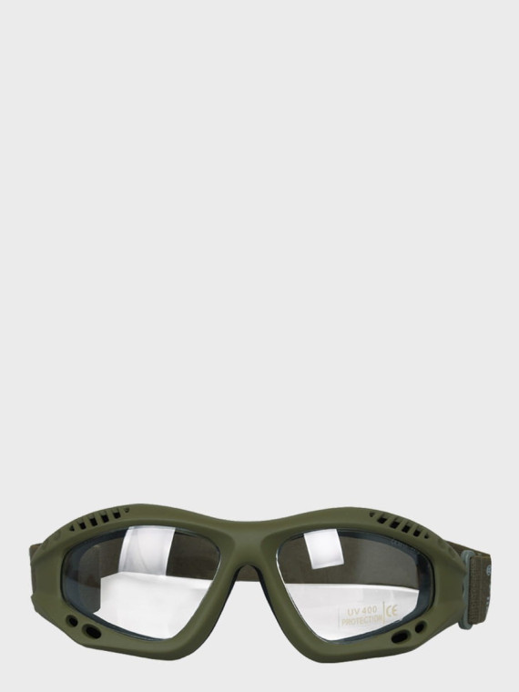 MIL-TEC OKULARY TAKTYCZNE COMMANDO CLEAR UV 400 OLIWKOWE