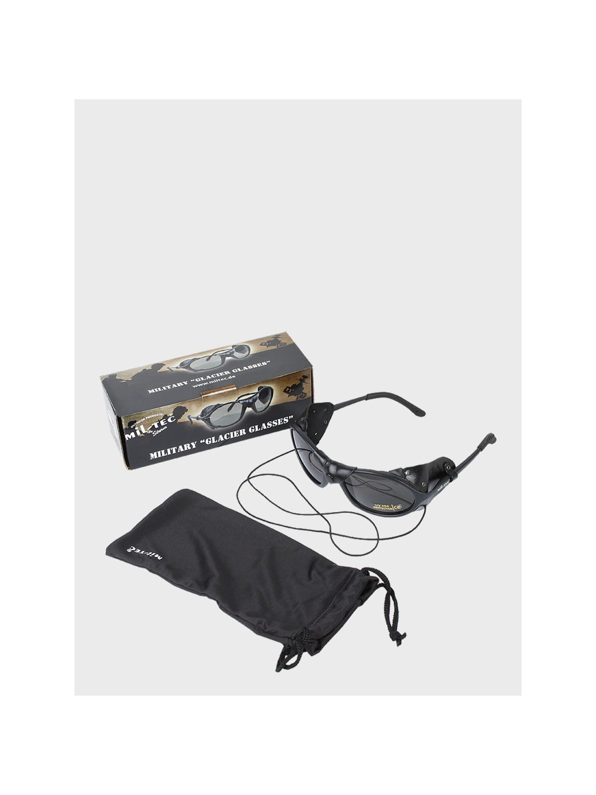 MIL-TEC OKULARY POLARNE GOGLE ALPINISTYCZNE GLACIER UV S3