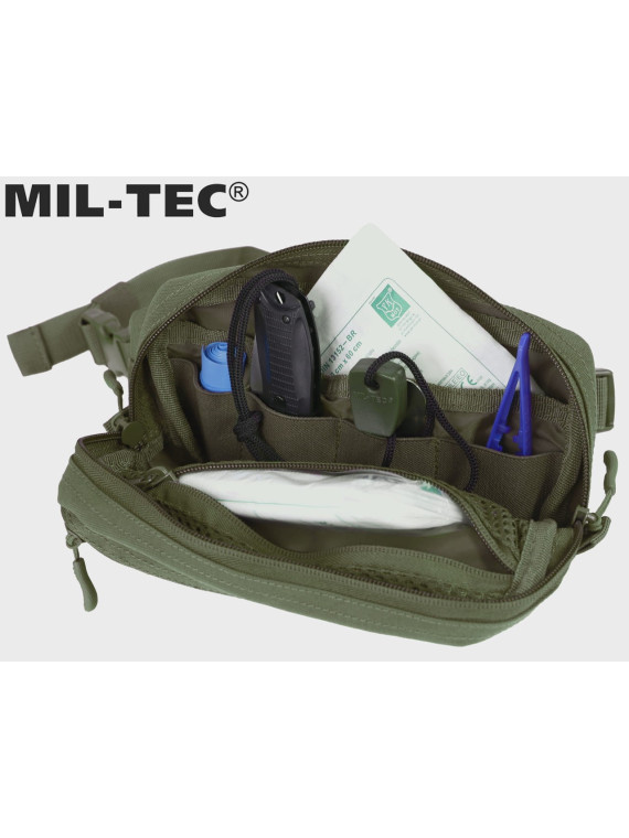 MIL-TEC NERKA FANNY PACK TORBA BIODROWA MOLLE DARK OLIWKOWY