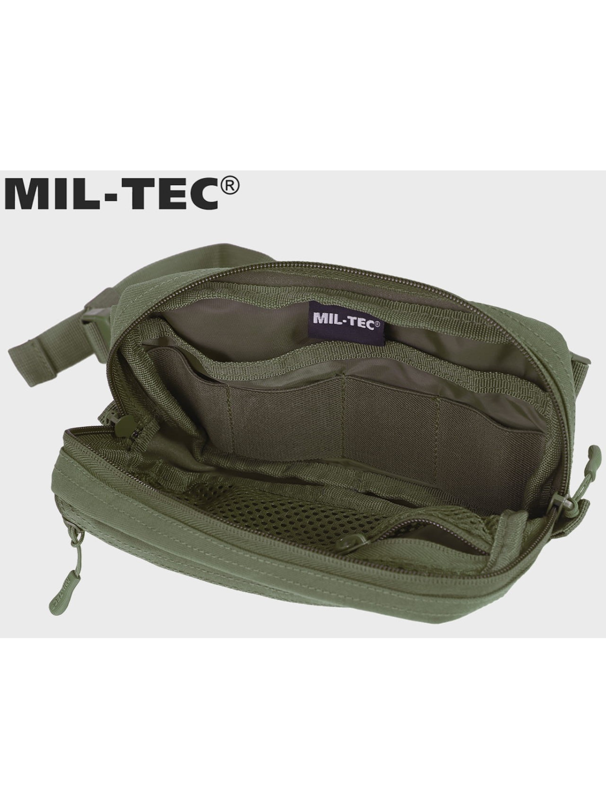 MIL-TEC NERKA FANNY PACK TORBA BIODROWA MOLLE DARK OLIWKOWY