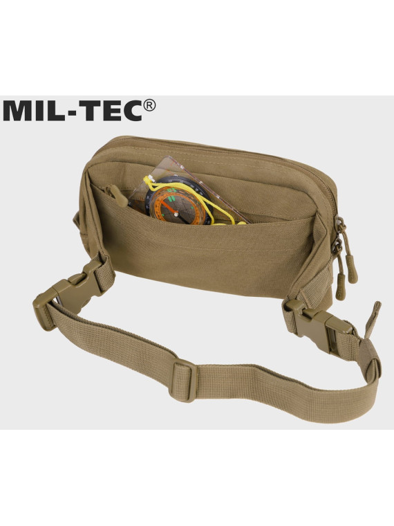 MIL-TEC NERKA FANNY PACK TORBA BIODROWA MOLLE DARK COYOTE