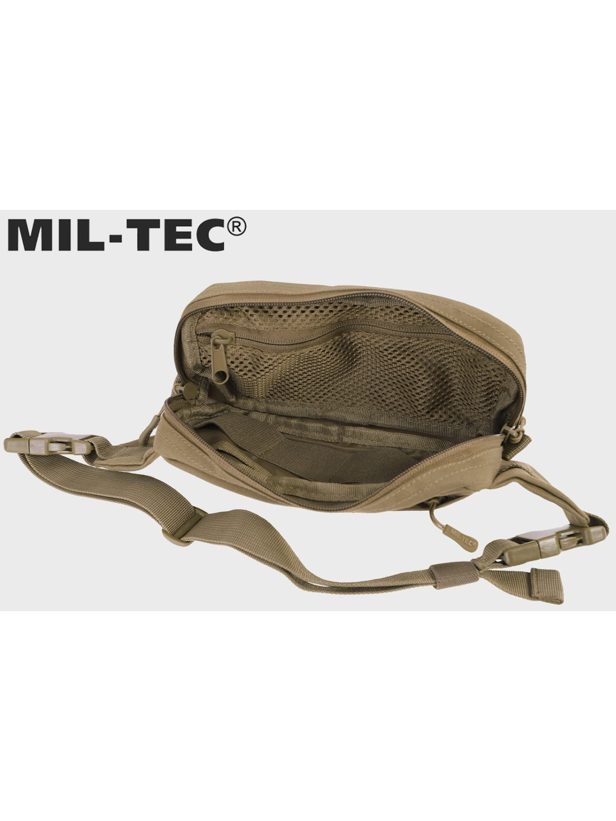 MIL-TEC NERKA FANNY PACK TORBA BIODROWA MOLLE DARK COYOTE
