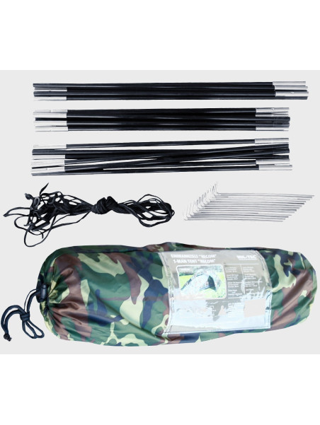MIL-TEC NAMIOT MILITARNY WODOODPORNY 1 OSOBOWY RECOM WOODLAND