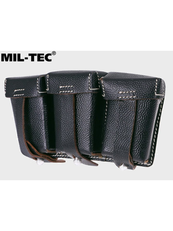 MIL-TEC ŁADOWNICA do karabinku MAUSER 98k SKÓRA NATURALNA CZARNA