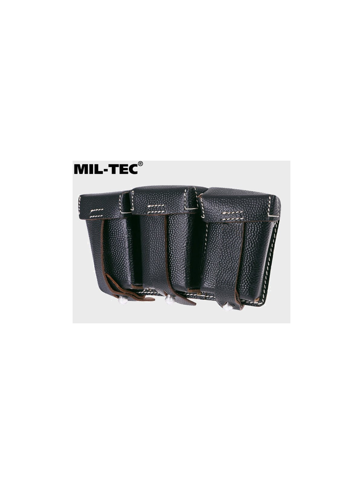 MIL-TEC ŁADOWNICA do karabinku MAUSER 98k SKÓRA NATURALNA CZARNA