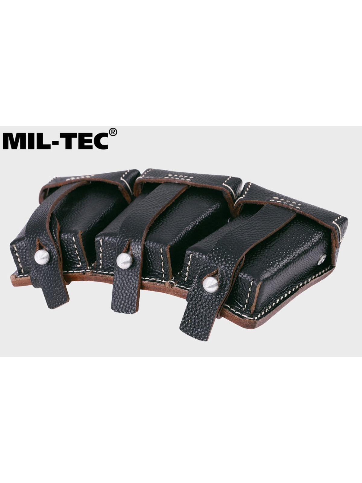 MIL-TEC ŁADOWNICA do karabinku MAUSER 98k SKÓRA NATURALNA CZARNA
