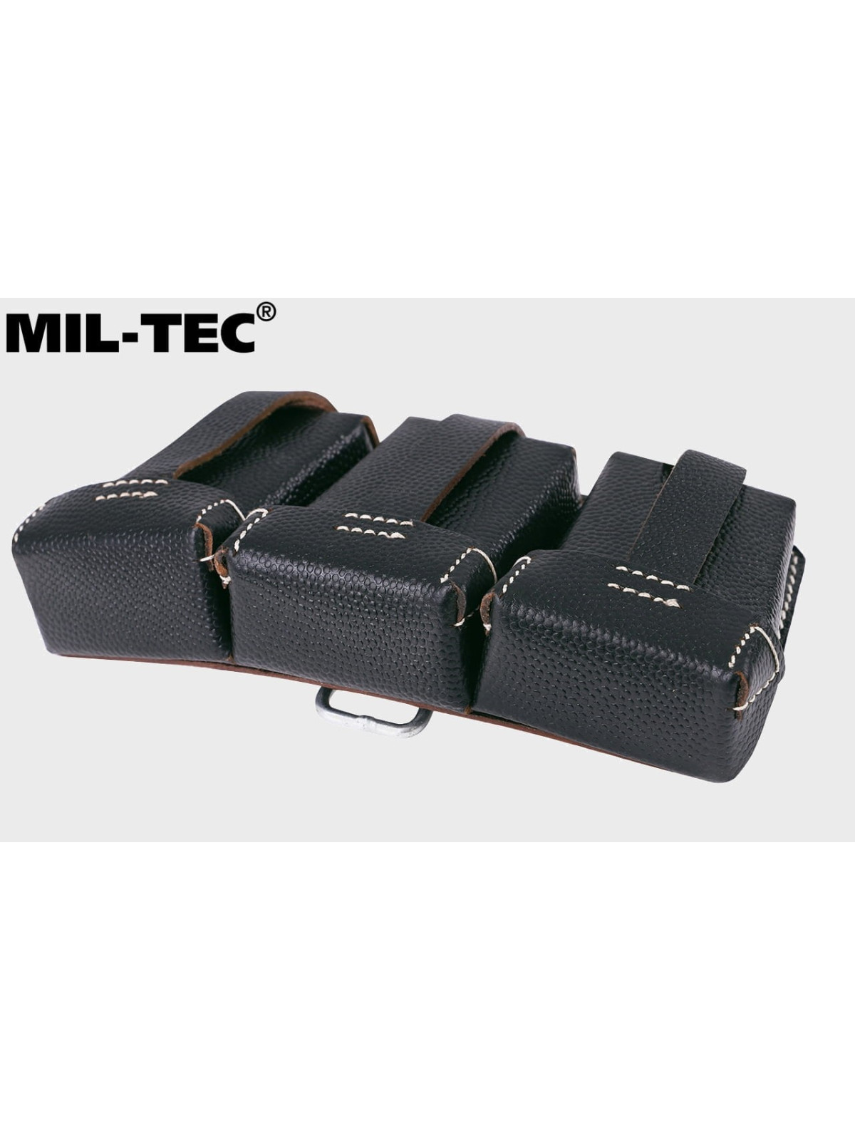 MIL-TEC ŁADOWNICA do karabinku MAUSER 98k SKÓRA NATURALNA CZARNA