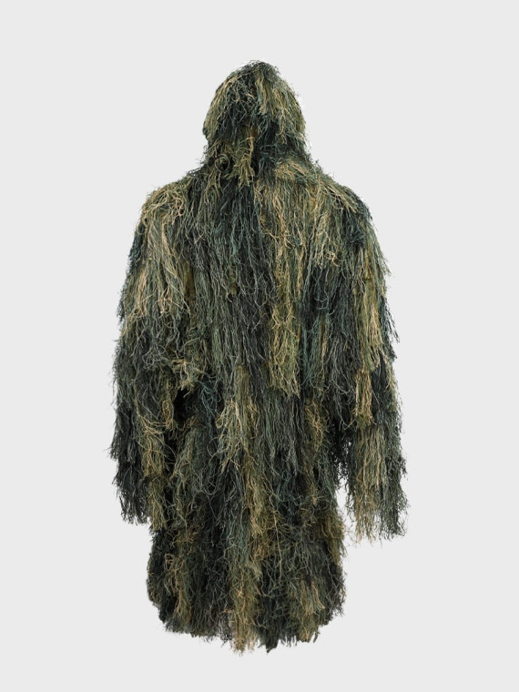 MIL-TEC STRÓJ MASKUJĄCY PARKA GHILLIE PRO ANTI FIRE 3 WOODLAND