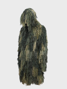 MIL-TEC STRÓJ MASKUJĄCY PARKA GHILLIE PRO ANTI FIRE 2 WOODLAND