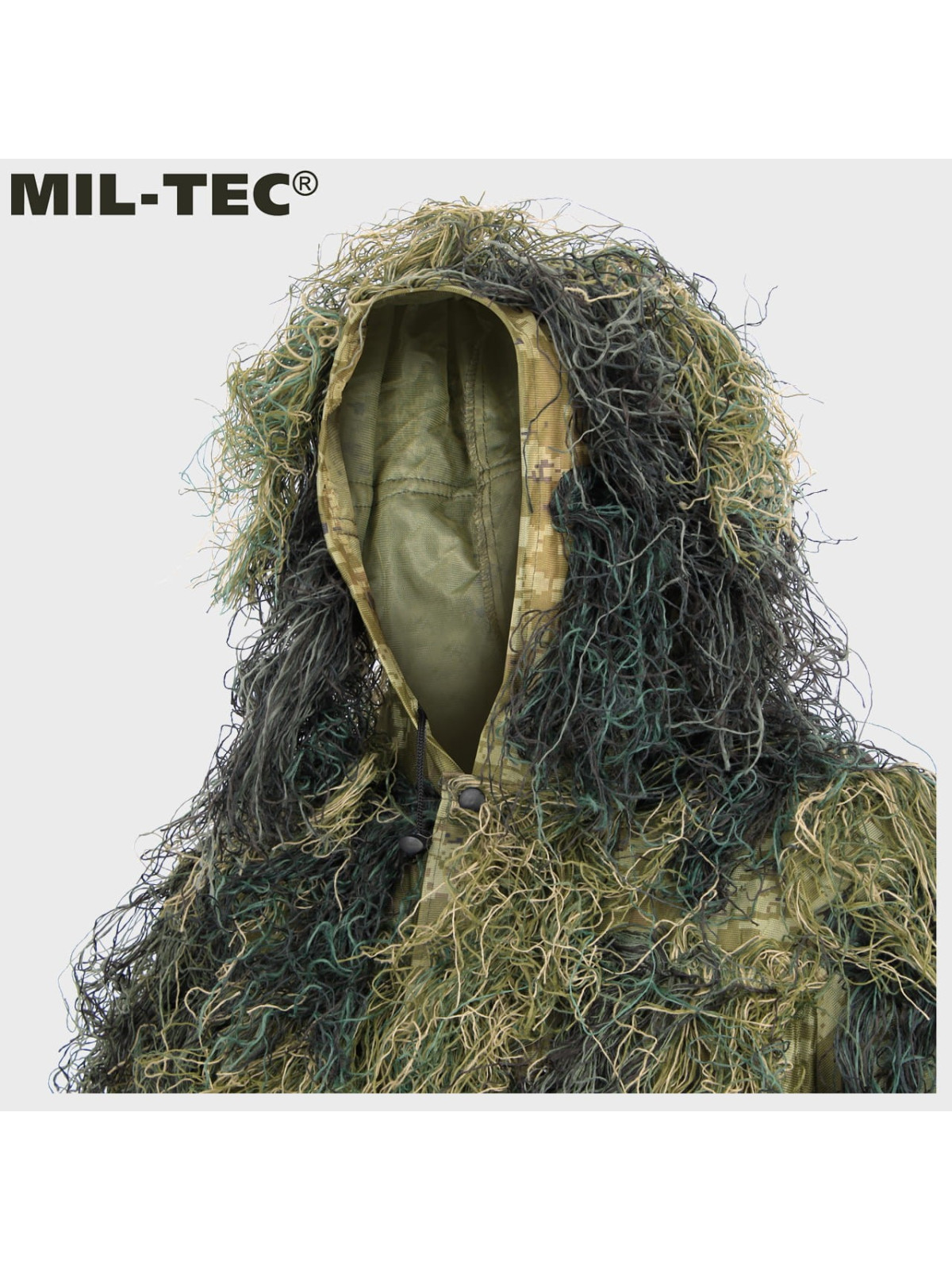 MIL-TEC STRÓJ MASKUJĄCY PARKA GHILLIE BASIC ANTI FIRE WOODLAND 3