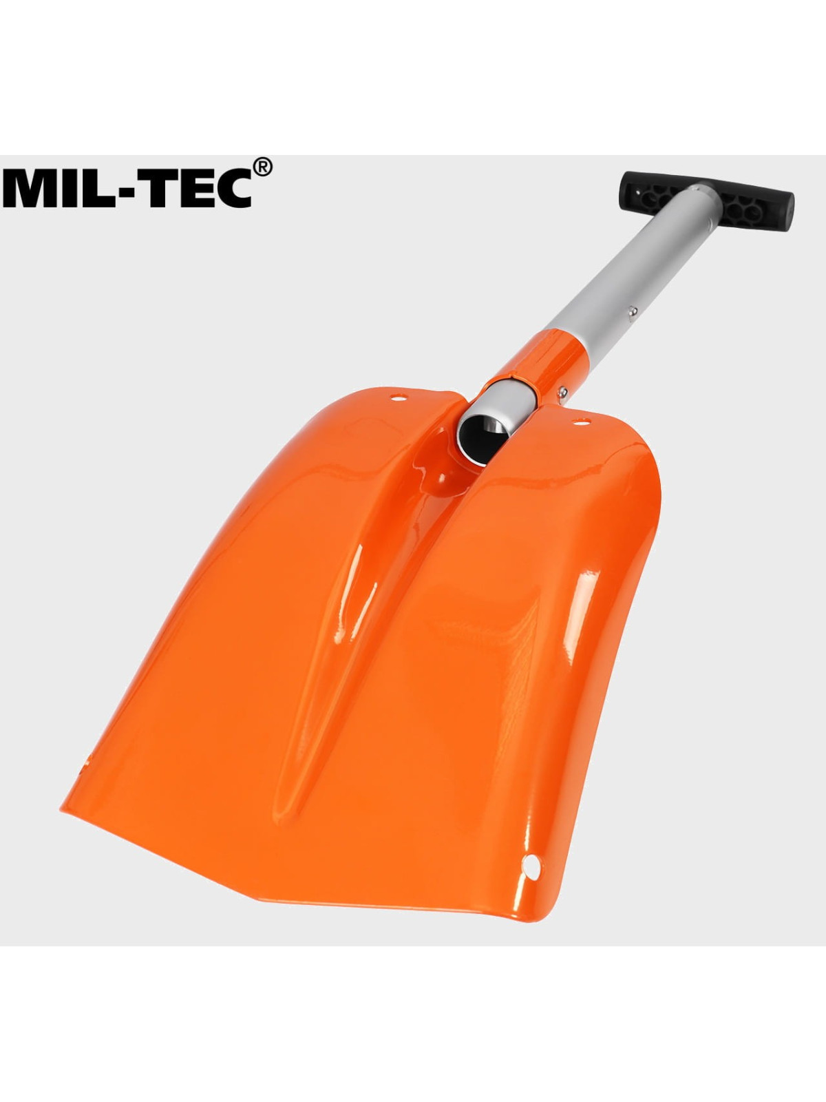 MIL-TEC ŁOPATA DO ŚNIEGU SKŁADANA ALUMINIOWA LEKKA POMARAŃCZOWA